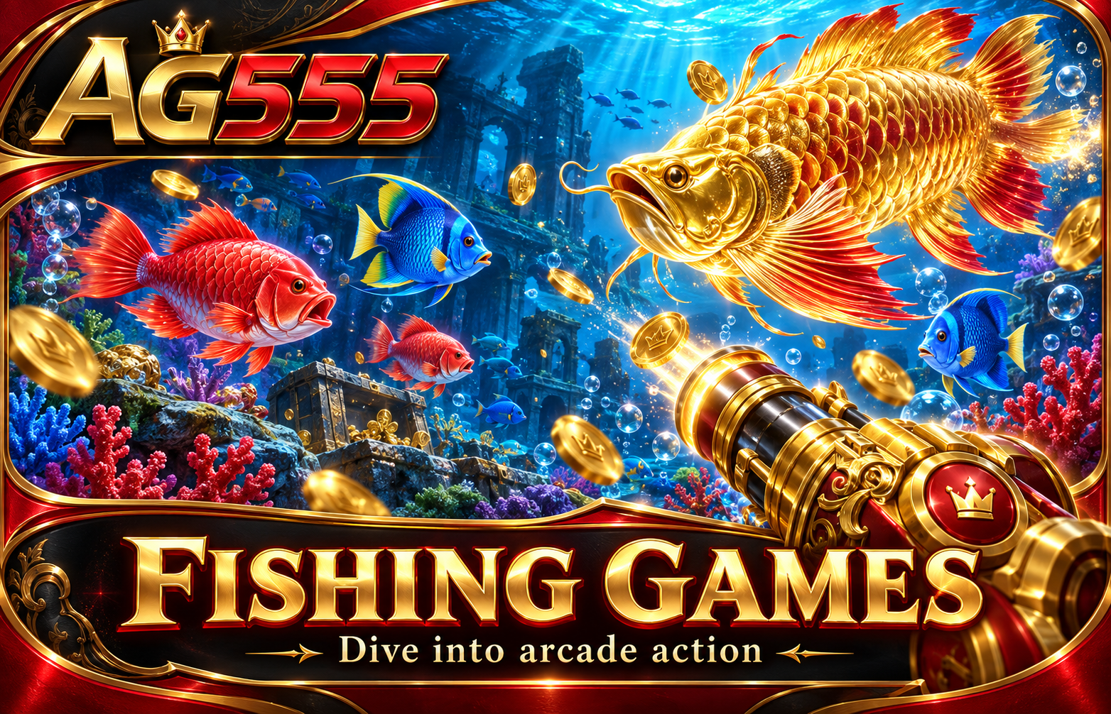 AG555 fishing arcade games