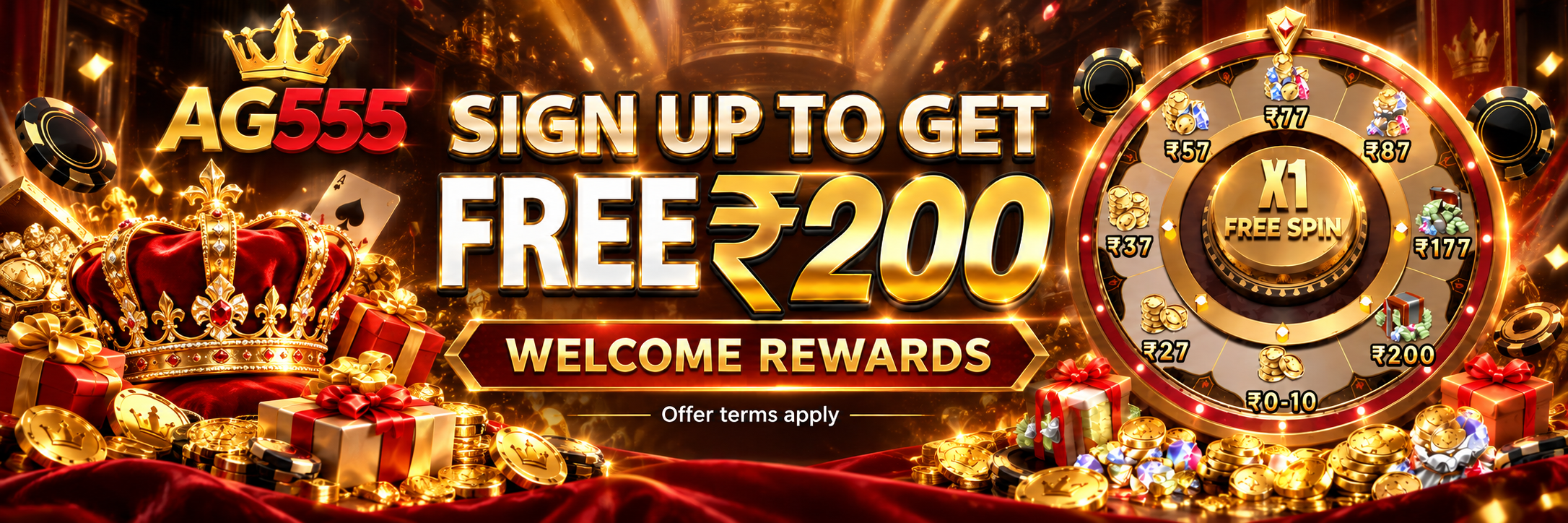 AG555 registration welcome rewards
